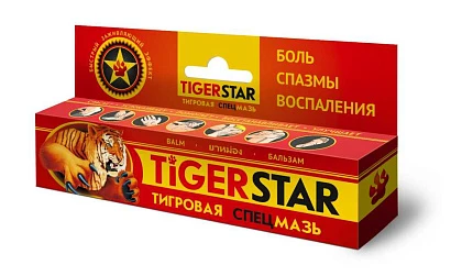 Бальзам-крем для тела заживляющий Tiger Star Тигровая Спецмазь 45 мл.