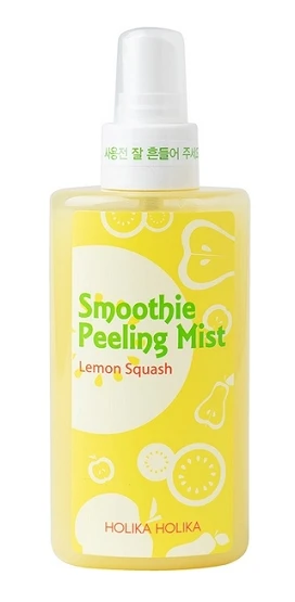 Пилинг-скатка отшелушивающий с лимоном Smoothie Peeling Mist Lemon Squash Holika Holika 150 мл.