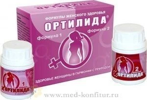 Ортилида - репродуктивное здоровье женщины (2 банки по 60 таблеток)