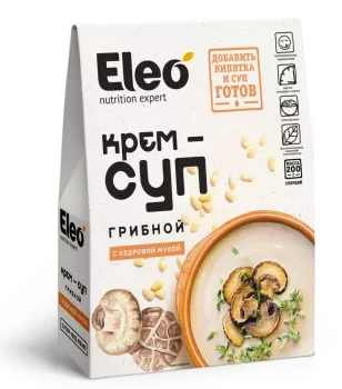 Крем-суп грибной с кедровой мукой Eleo, 200 гр.