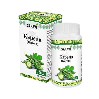 Карела (желудочный тоник) Sanavi 60 табл.
