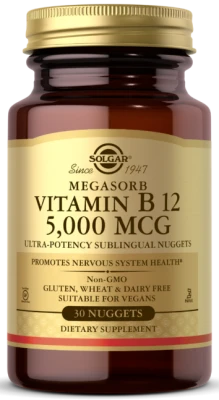 Solgar Витамин В12 Vitamin B12 5000 mcg 30 таб. 