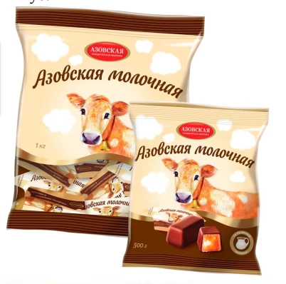 Конфеты молочные глазированные "Азовская молочная" 300 гр
