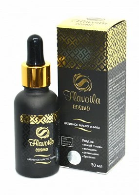 Flavoila Cosmo масло усьмы нативное для роста волос, ресниц бровей 30 мл.