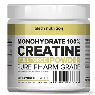 Креатин Могидрат Creatine Monogydrate Pure Farm Grade aTech Nutrition 180 гр.