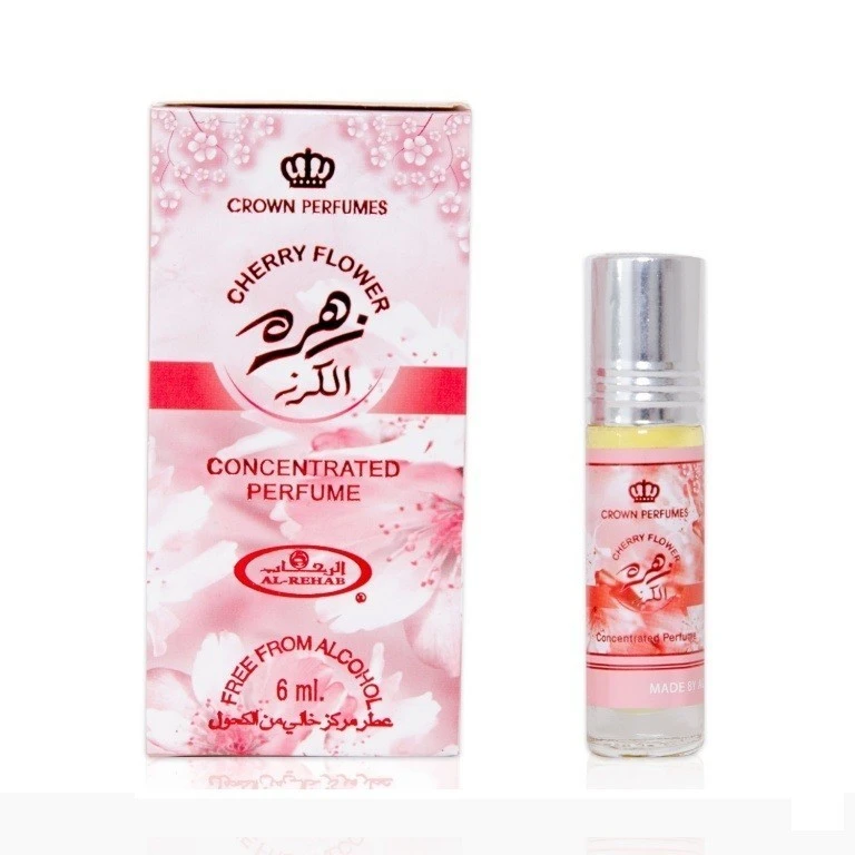 Духи масляные арабские женские Cherry Flower Al Rehab 6 мл.