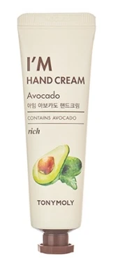 Крем для рук питательный с экстрактом авокадо I’M HAND CREAM Avocado TONYMOLY 30 мл.