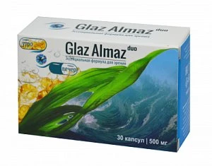 Glaz Almaz DUO (Глаз Алмаз ДУО) при снижении зрения 30 кап. 