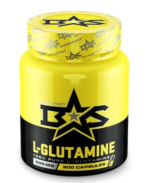 Аминокислота Л-Глутамин L-Glutamine 500 mg, Binasport 300 капс.