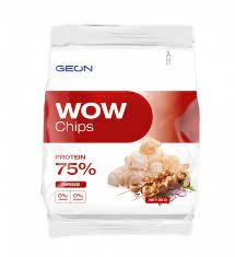 Чипсы протеиновые безуглеводные Geon wow protein chips 30 гр. Барбекю 