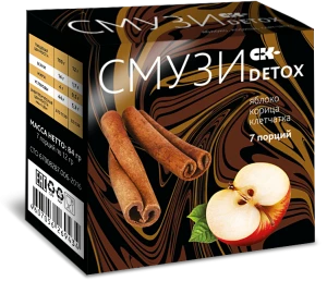 Смузи Detox яблоко и корица 12 гр. х 7 пакетиков