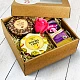 Подарочный набор крафт коробка Розовая пантера С 8 марта №1