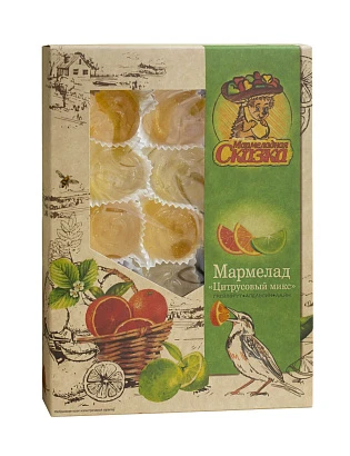 Мармелад желейный формовой Цитрусовый микс (апельсин,грейпфрут, лайм) 500 гр. 