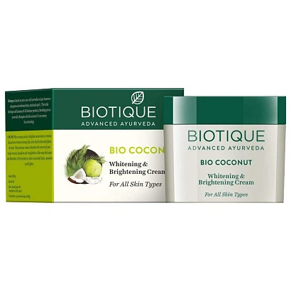 Крем для лица Био Кокос Биотик осветляющий Bio Coconut Biotique 50 гр.