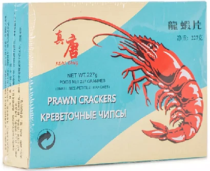 Чипсы креветочные для жарки Prawn Crackers Real Tang 227 гр.