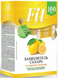 Заменитель сахара Fit Parad № 26 лимон 100 саше по 0,5 гр 