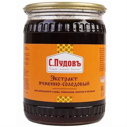 Экстракт ячменно-солодовый С.Пудовъ 700 гр.