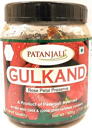 Гулканд Патанджали (джем из лепестков роз) Gulkand Patanjali 500 гр.