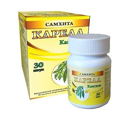 Карела Самхита (профилактика диабета, улучшение пищеварения) Karela Samhita 30 капс.