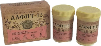 Алфит-12 напиток чайный сердечный 60 брик.