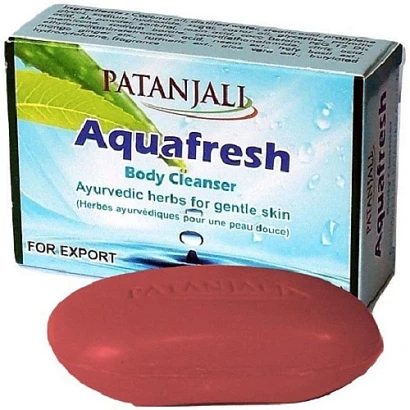 Мыло Аквафреш Патанджали освежающее Aquafresh Body Cleanser Patanjali 75 гр.