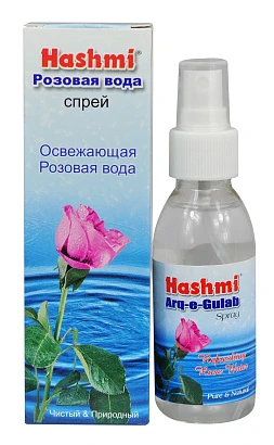 Розовая вода для лица Hashmi 100 мл. спрей