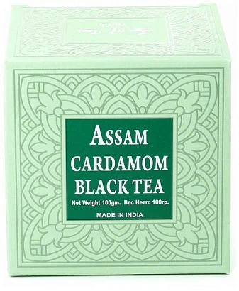Чай чёрный листовой с кардамоном Assam Cardamom Black Tea 100 гр.