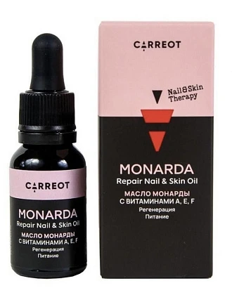 Масло монарды CARREOT Monarda oil (с витаминами A,E,F) 15 мл. 