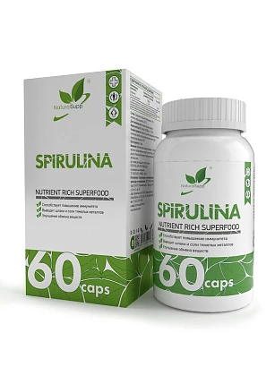 Спирулина Naturalsupp Spirulina 60 капс.