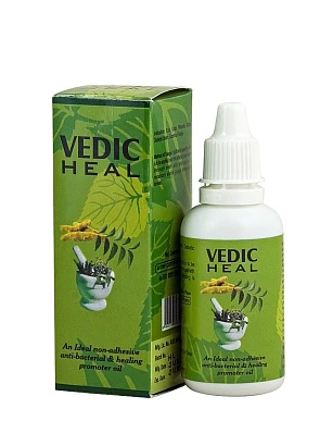 Масло заживляющее Ведик Хил (при повреждениях кожи) Vedic Heal 30 мл.