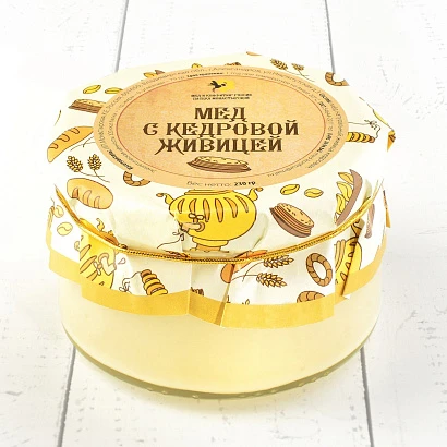 Крем-мёд с кедровой живицей "Русский стиль" 230 гр.