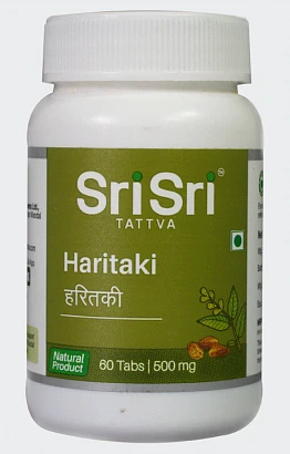 Харитаки Шри Шри Таттва (очищение и омоложение организма) Haritaki Sri Sri Tattva 60 табл.