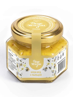 Крем-мёд с пыльцой Вкус Жизни 150 гр