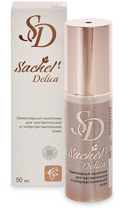 Sachel Delica ламеллярный нанотоник для чувствительной и гиперчувствительной кожи Сашера-Мед 50 мл.
