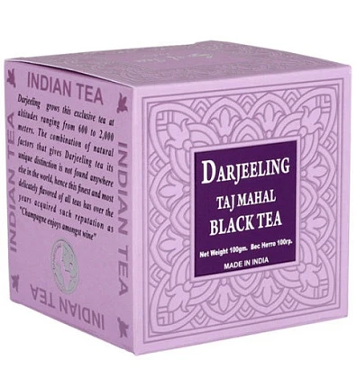 Чай чёрный крупнолистовой Darjeeling Taj Mahal Black Tea 100 гр.
