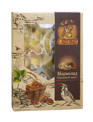 Мармелад желейный формовой Ореховый микс (грецкий орех, миндаль, кешью) 500 гр. 