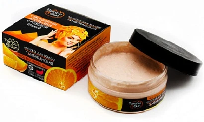 Маска для волос Тамбуканская с экстрактом апельсина и розовой глины для жирных волос Tambu Sun 150 мл.