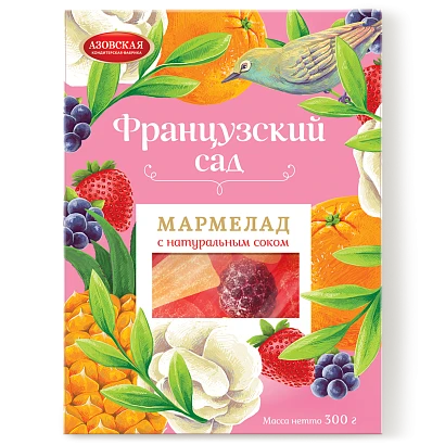 Мармелад желейный "Французский сад" 300 гр.