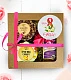Подарочный набор крафт коробка Розовая пантера С 8 марта №1