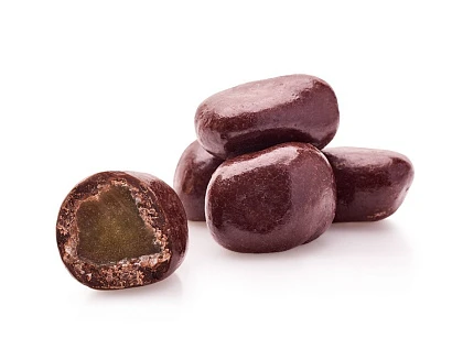 Имбирь в темной шоколадной глазури 1 кг.