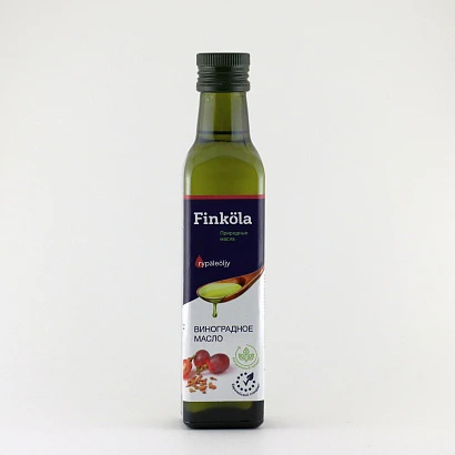 Масло виноградное рафинированное Finkola (Финкола) 250 мл. стекло НОВИНКА 02.23 СЛИВ
