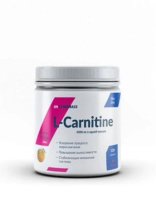 Жиросжигатель Л-Карнитин ананас L-Carnitine Cybermass 4500 мг. 120 гр.
