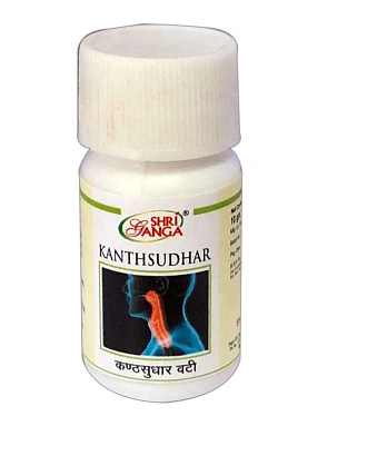 Кант Судхар Шри Ганга (таблетки против боли в горле) Kanthsudhar Shri Ganga 10 гр.