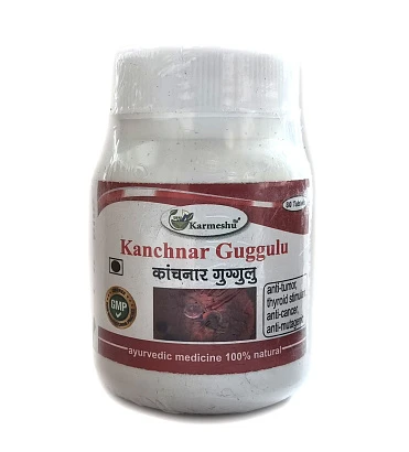 Karmeshu Канчнар Гуггул Кармешу (Kanchnar Guggul Karmeshu) 80 таб по 250 мг. 