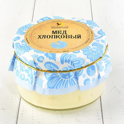 Крем-мёд хлопковый "Русский стиль" 230 гр.