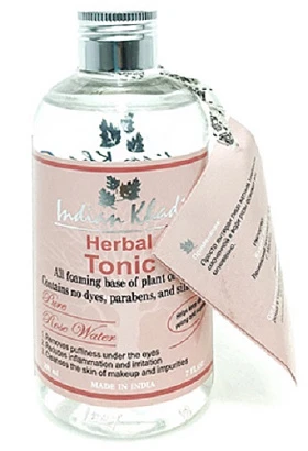 Тоник Розовая вода Кхади Pure Rose Water Herbal Tonic Indian Khadi 200 мл.