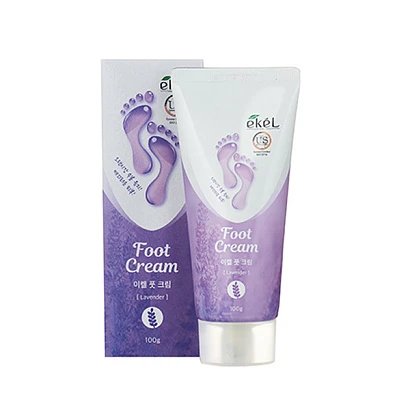 EKEL Foot Cream Lavender Успокаивающий крем для ног с экстрактом лаванды 100 мл
