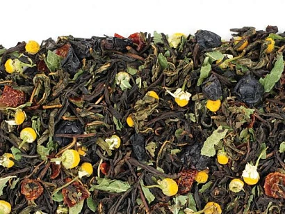 Монастырский черный чай с добавками 50 гр. 