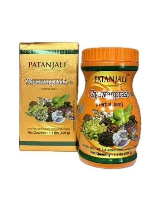 Чаванпраш Патанджали с шафраном (иммуномодулятор) Patanjali Chyawanprash with Saffron 500 гр.