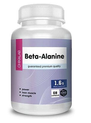 Аминокислота Бета-Аланин Beta-Alanine Chikalab 60 капс.